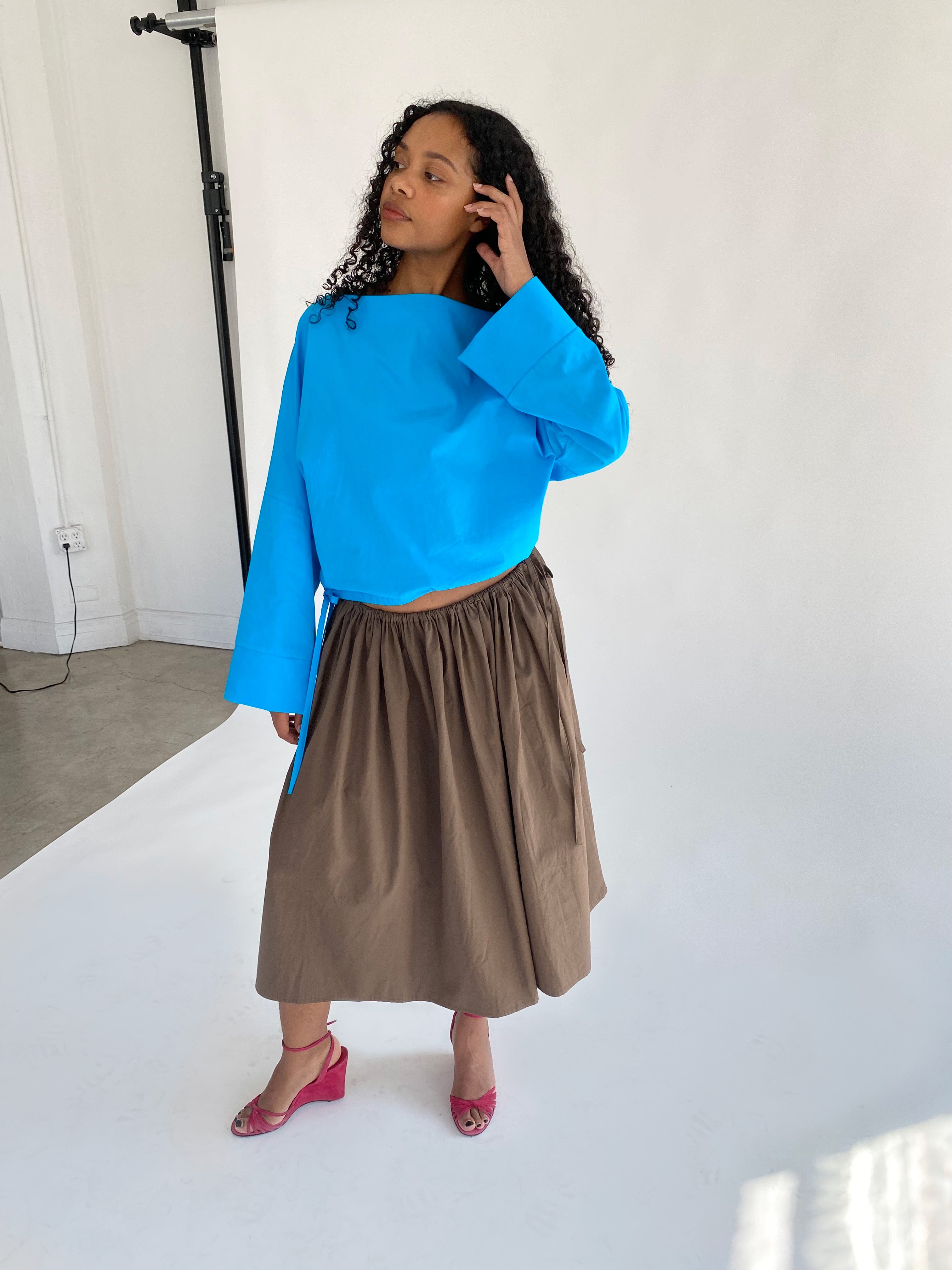 Cuff Top - Turquoise – Brooke Callahan