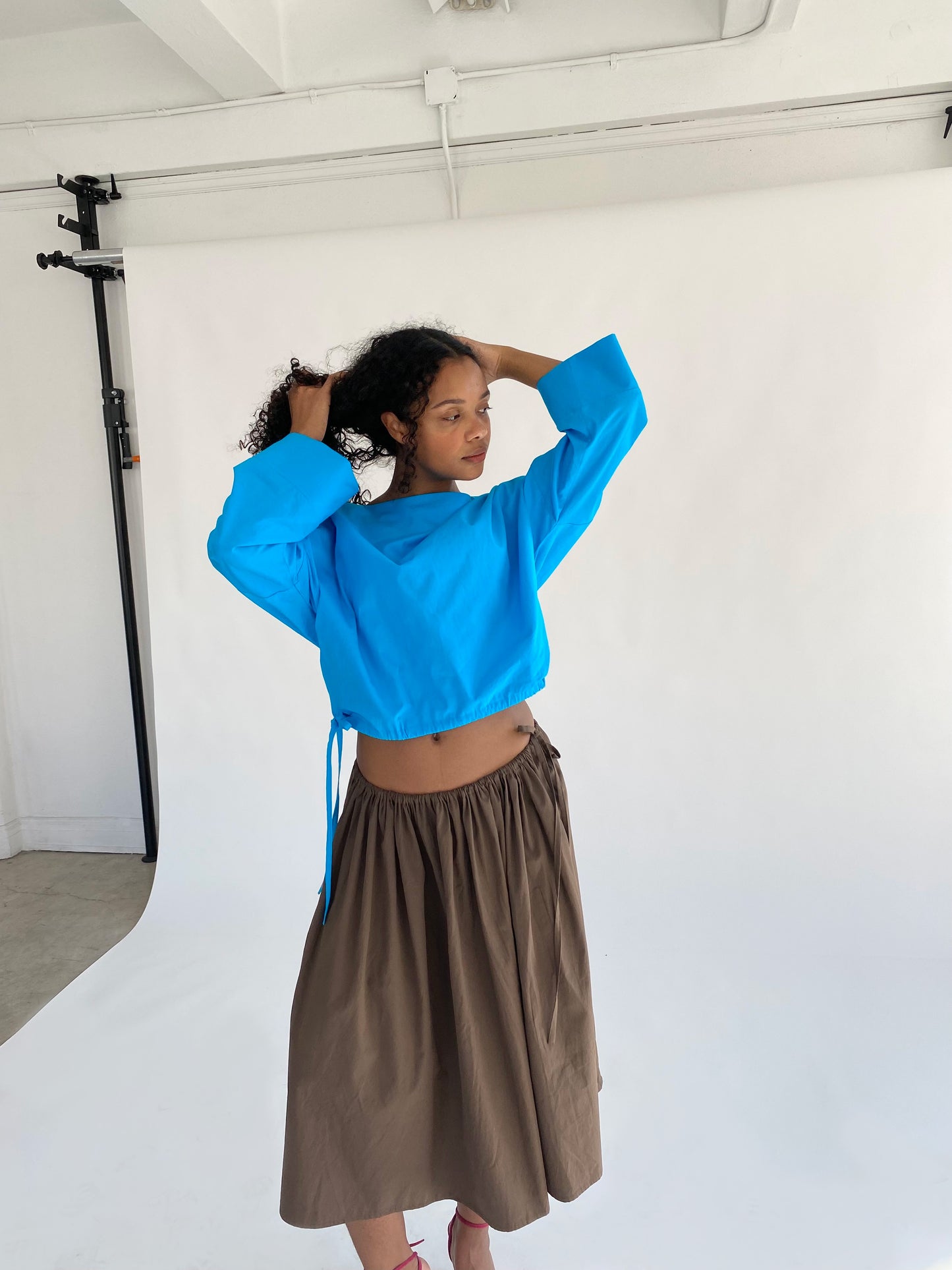 Cuff Top - Turquoise