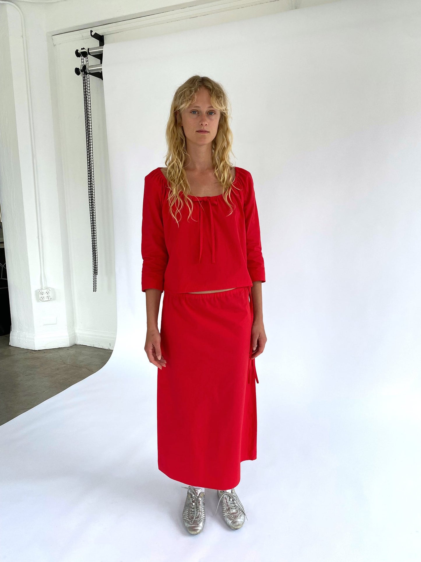 Column Skirt - Red