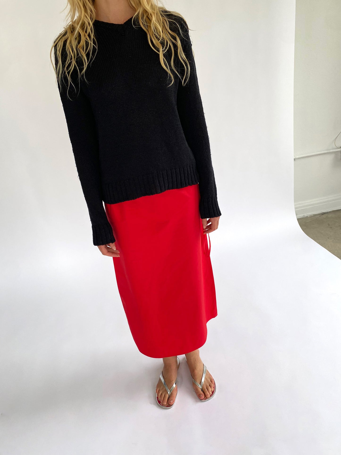 Column Skirt - Red