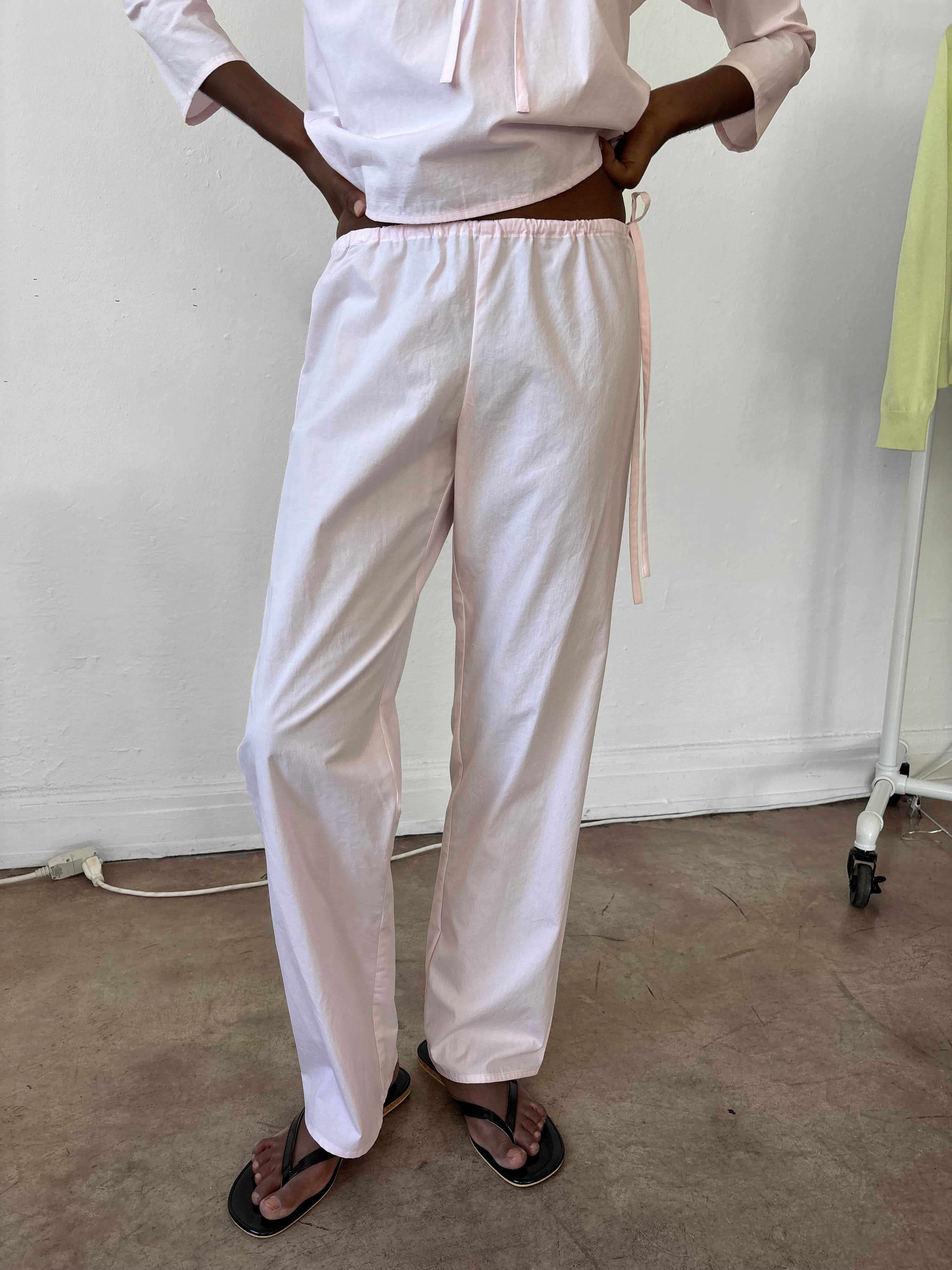 Tie Pants - Blush – Brooke Callahan