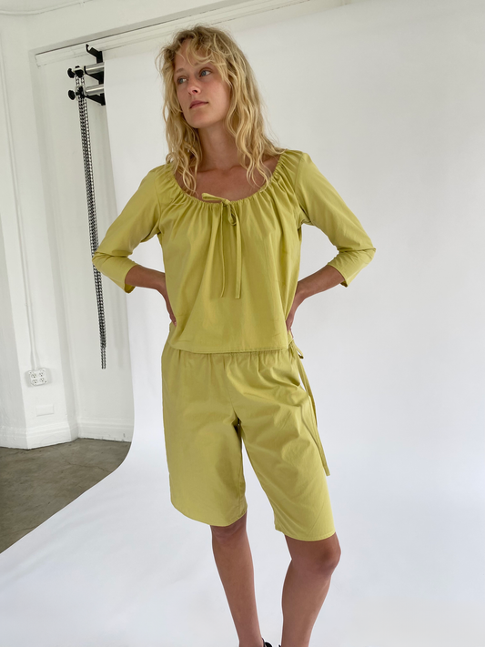 Scoop Top - Yellow