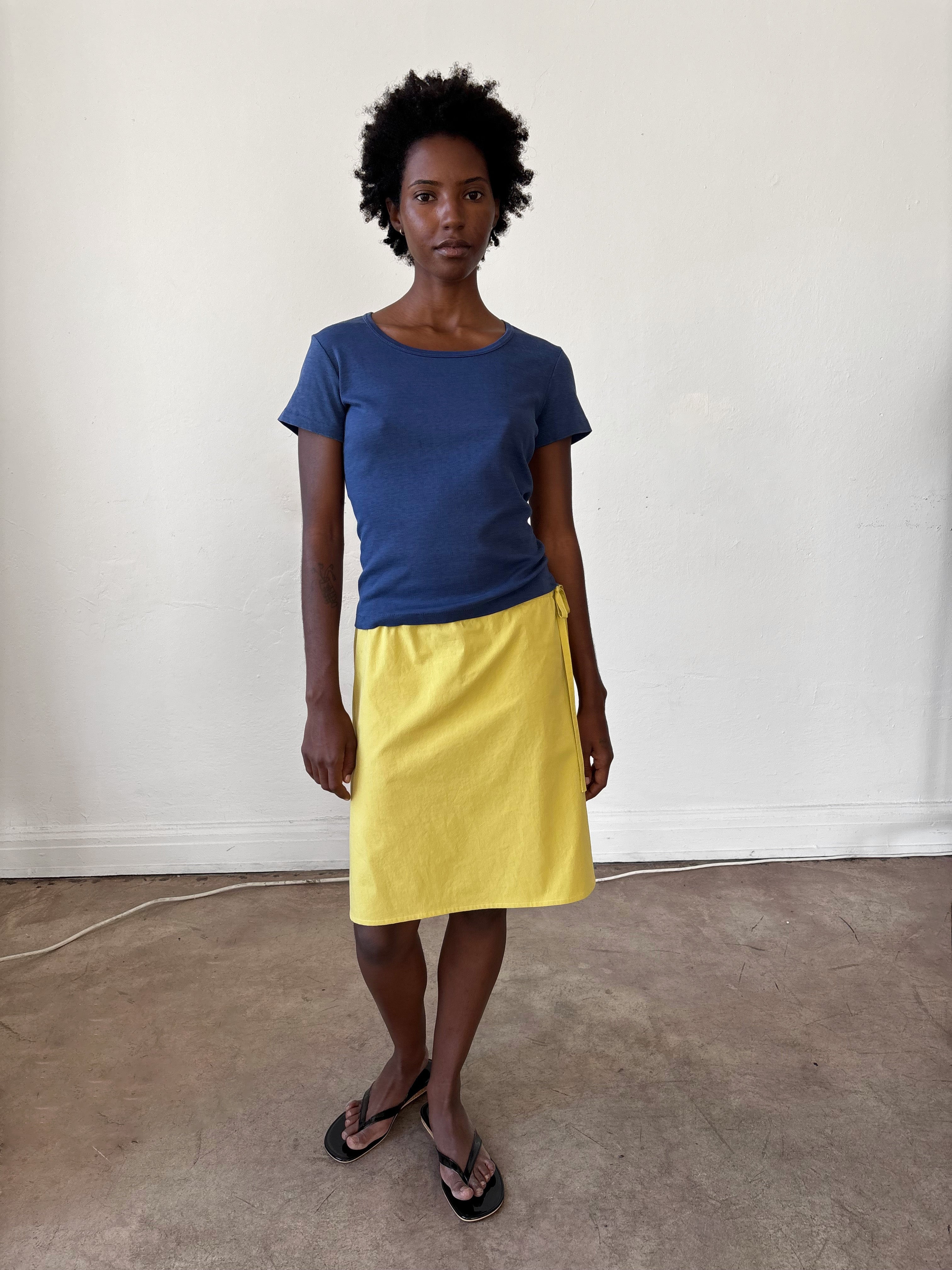 Straight Skirt - Yellow – Brooke Callahan