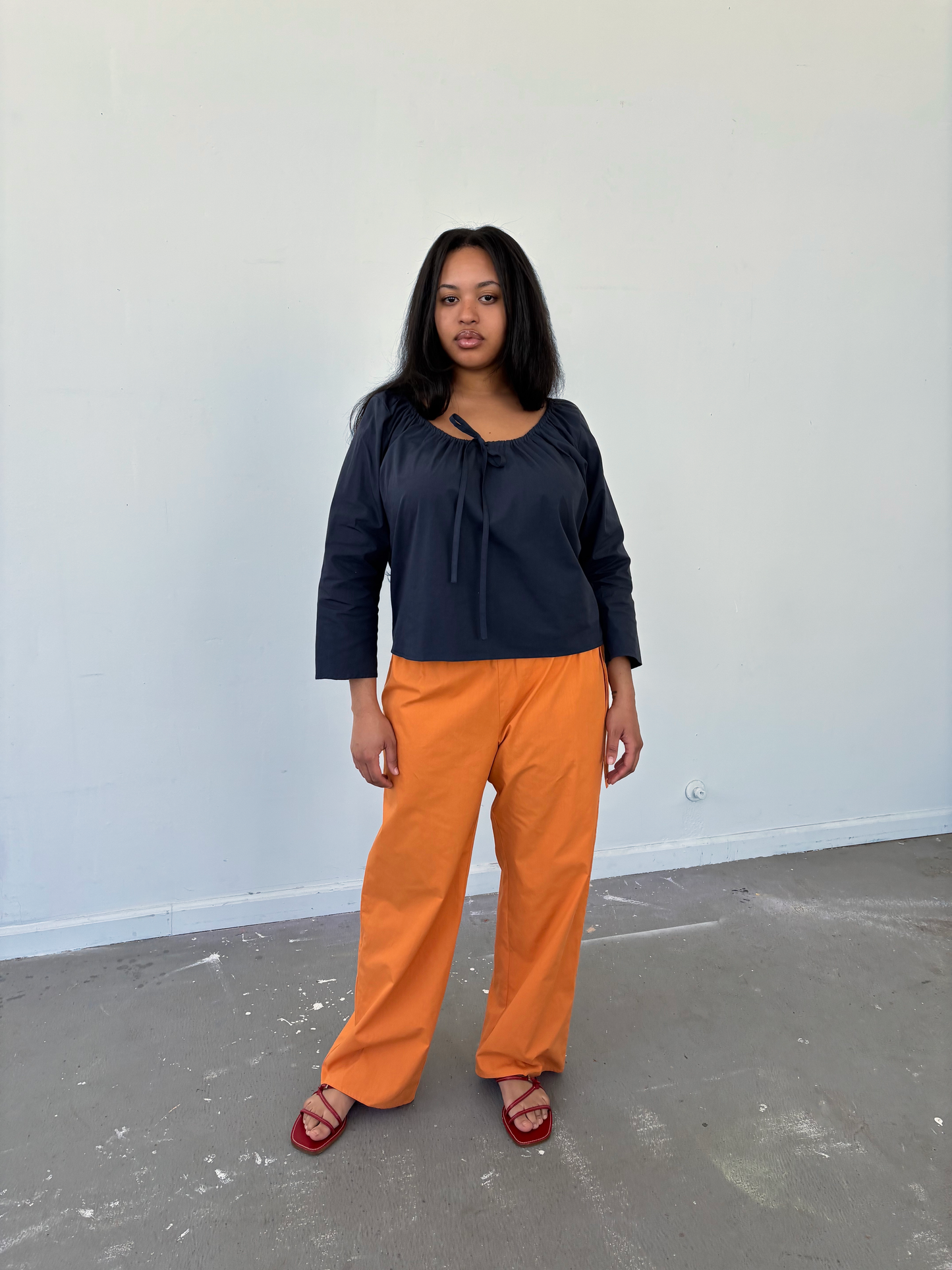 Tie Pants - Orange