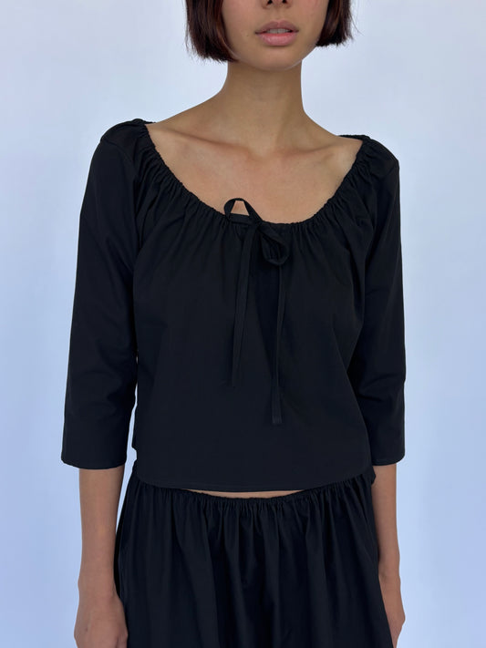 Scoop Top - Black