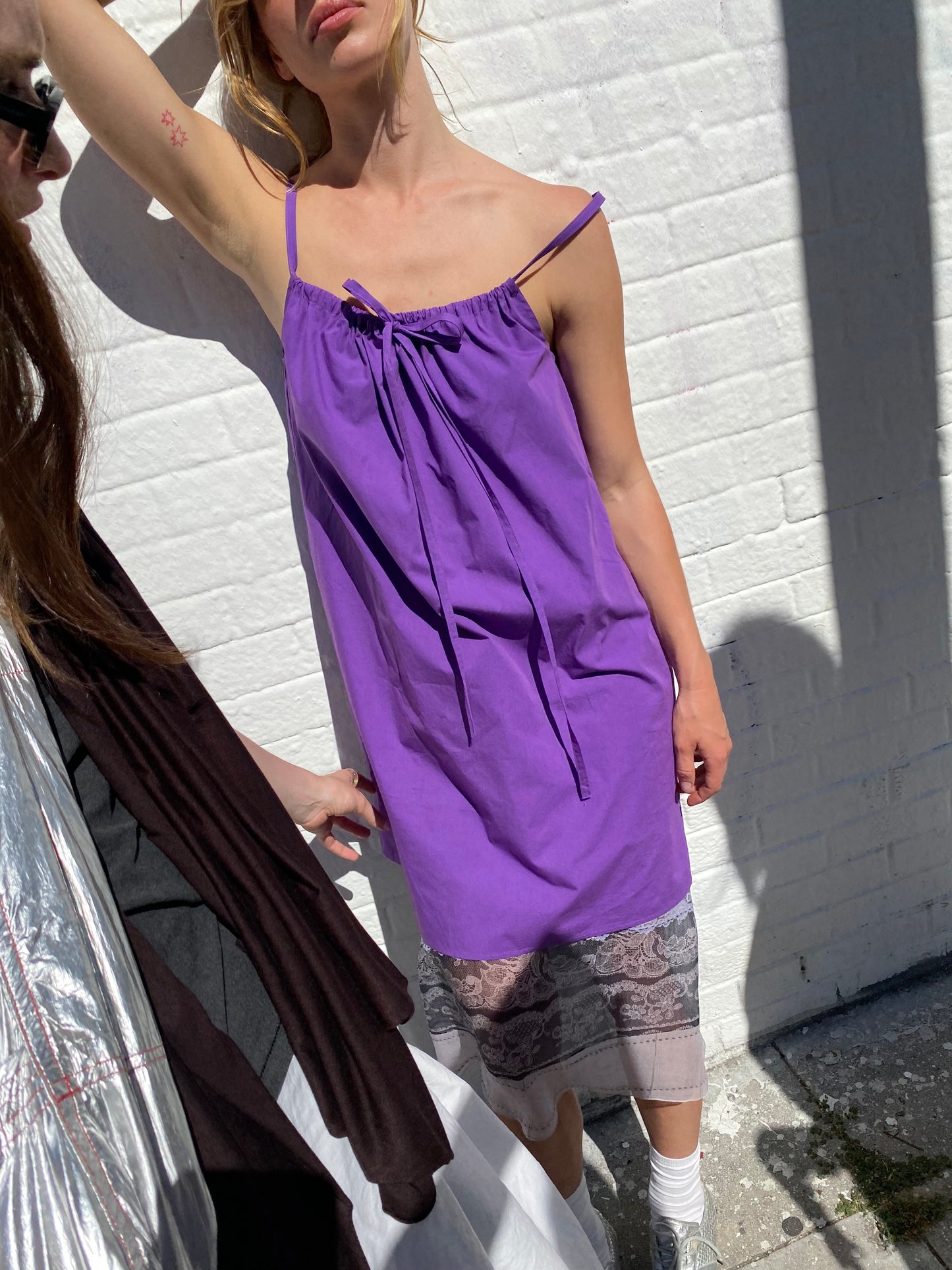 Bow Dress - Purple