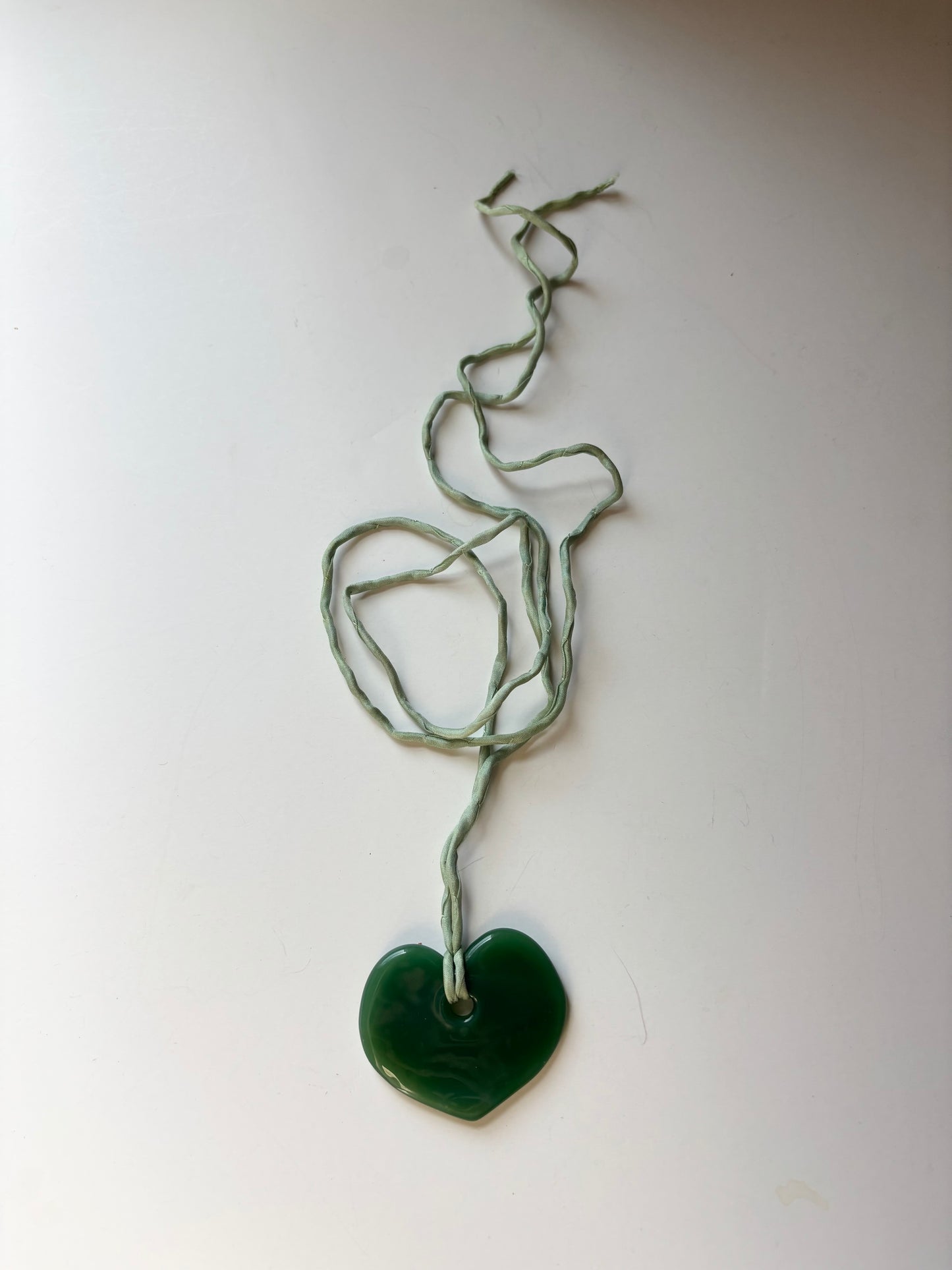 Heart Pendant - Green
