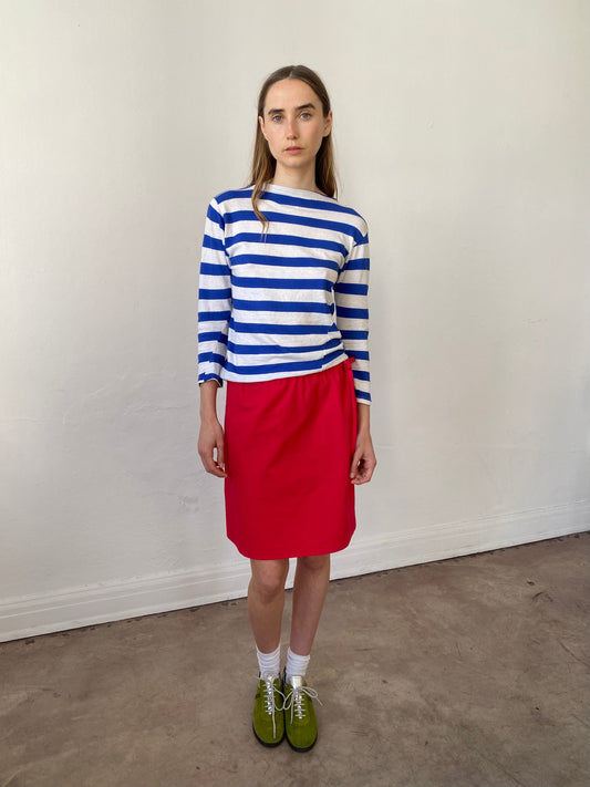 Straight Skirt - Red