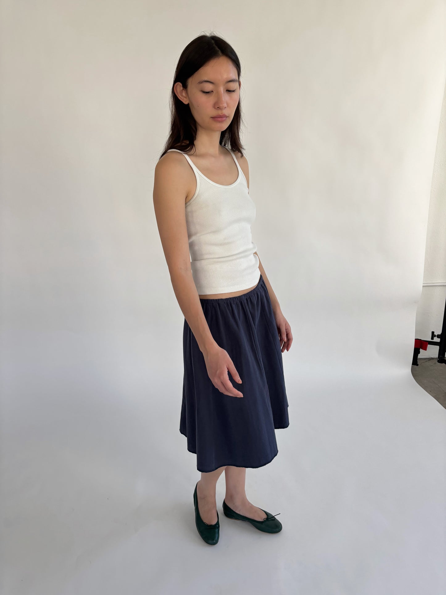 Panel Skirt - Navy