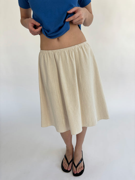 Panel Skirt - Natural