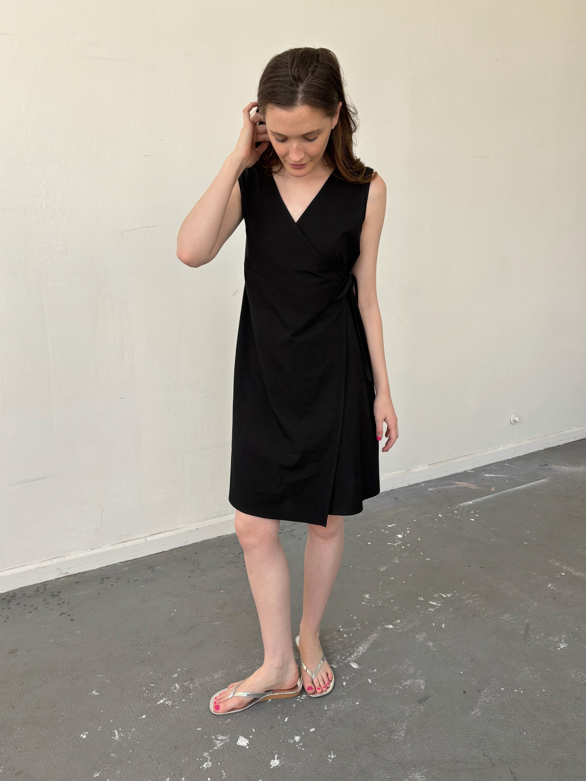 Wrap Dress - Black Brooke Callahan Wrap Dress - Black Brooke Callahan