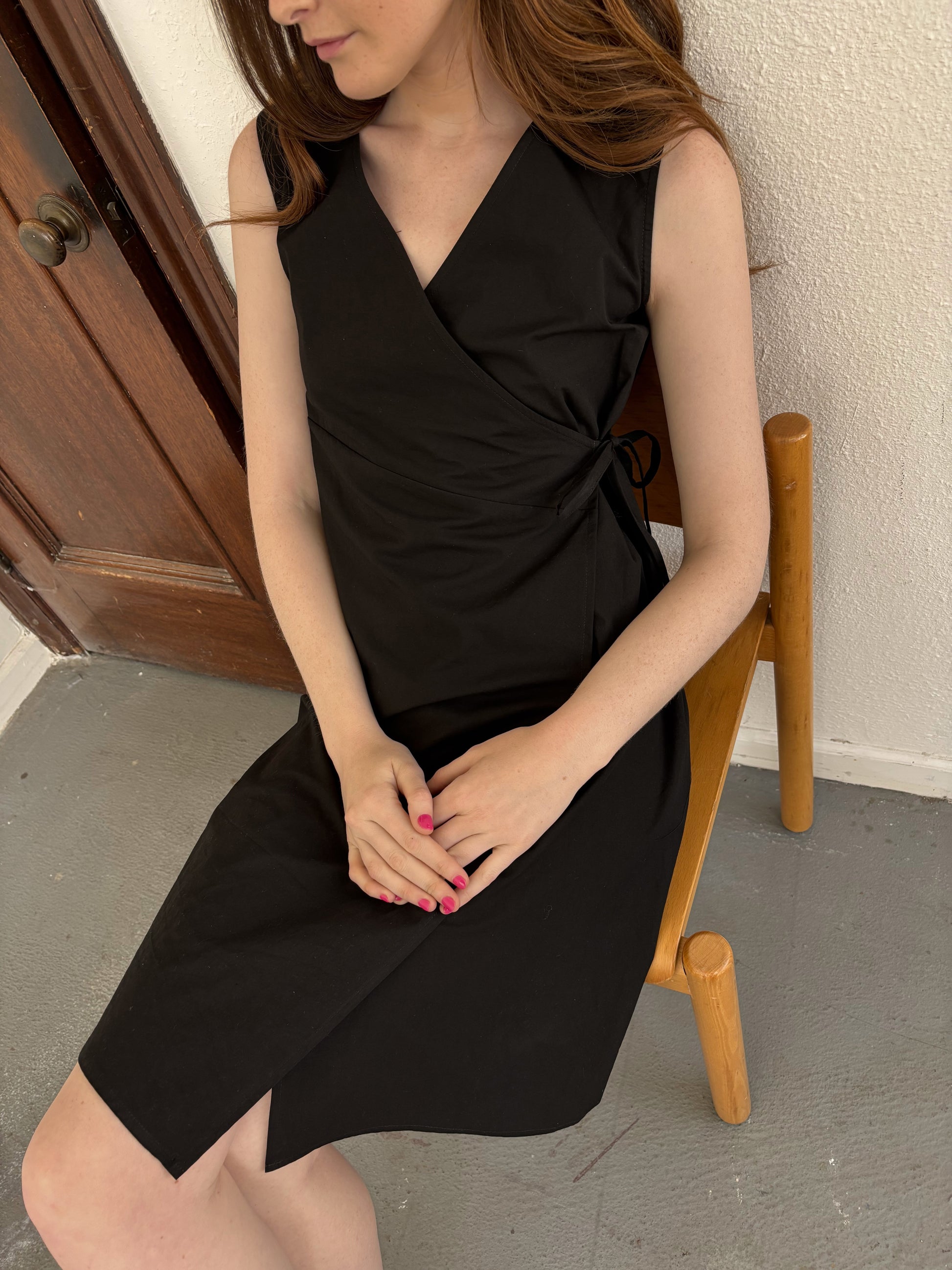 Wrap Dress - Black Brooke Callahan Wrap Dress - Black Brooke Callahan
