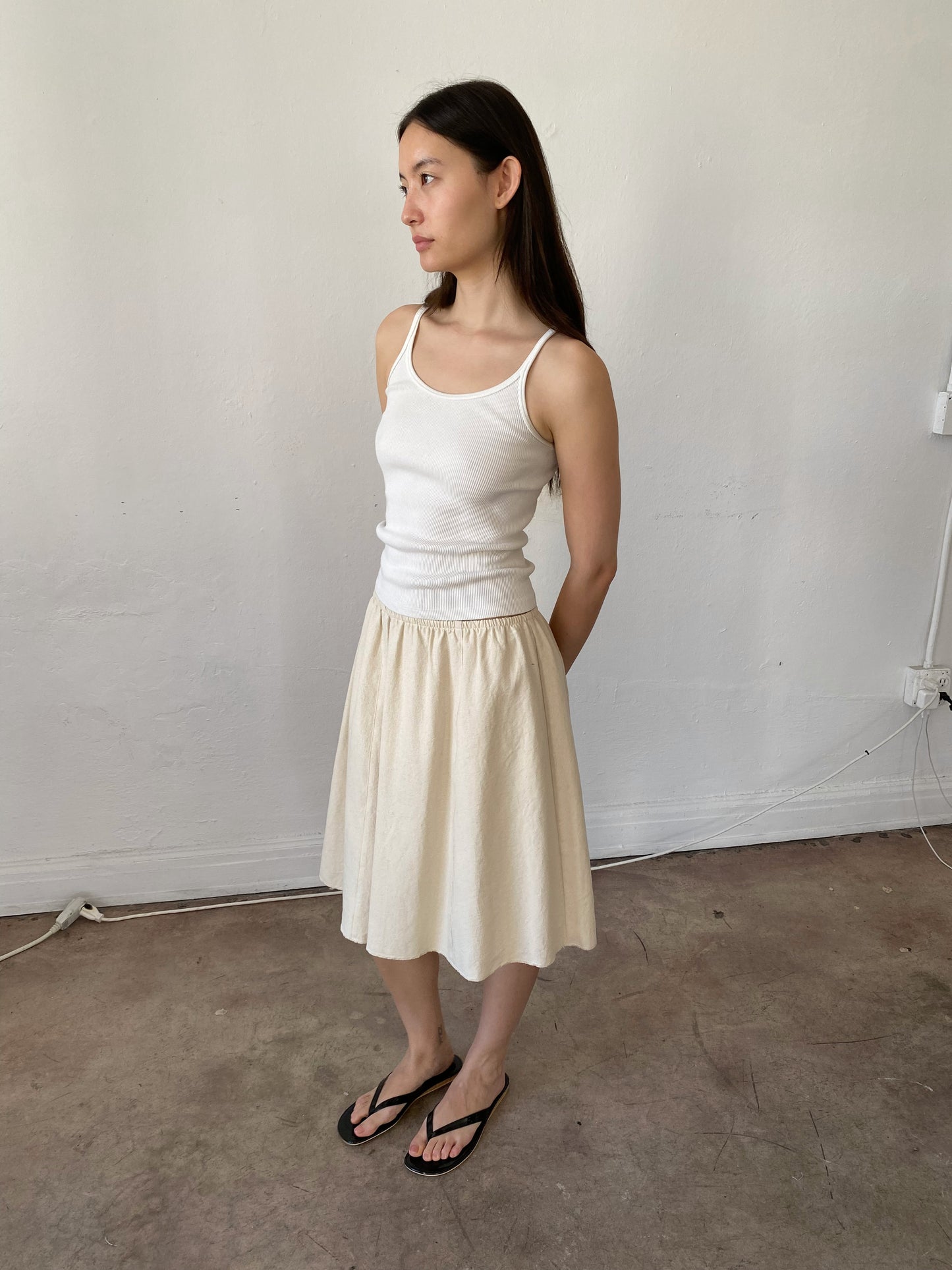 Panel Skirt - Natural