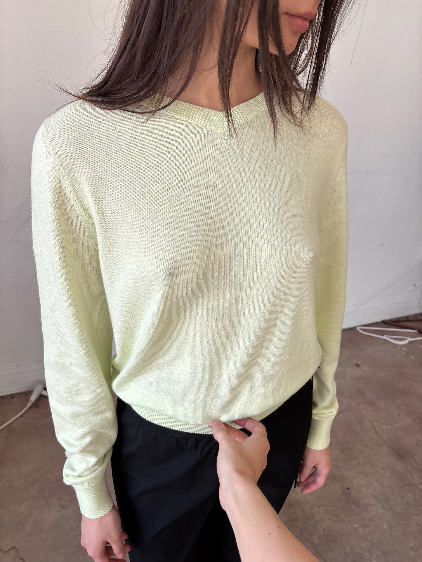 V Sweater - Melon