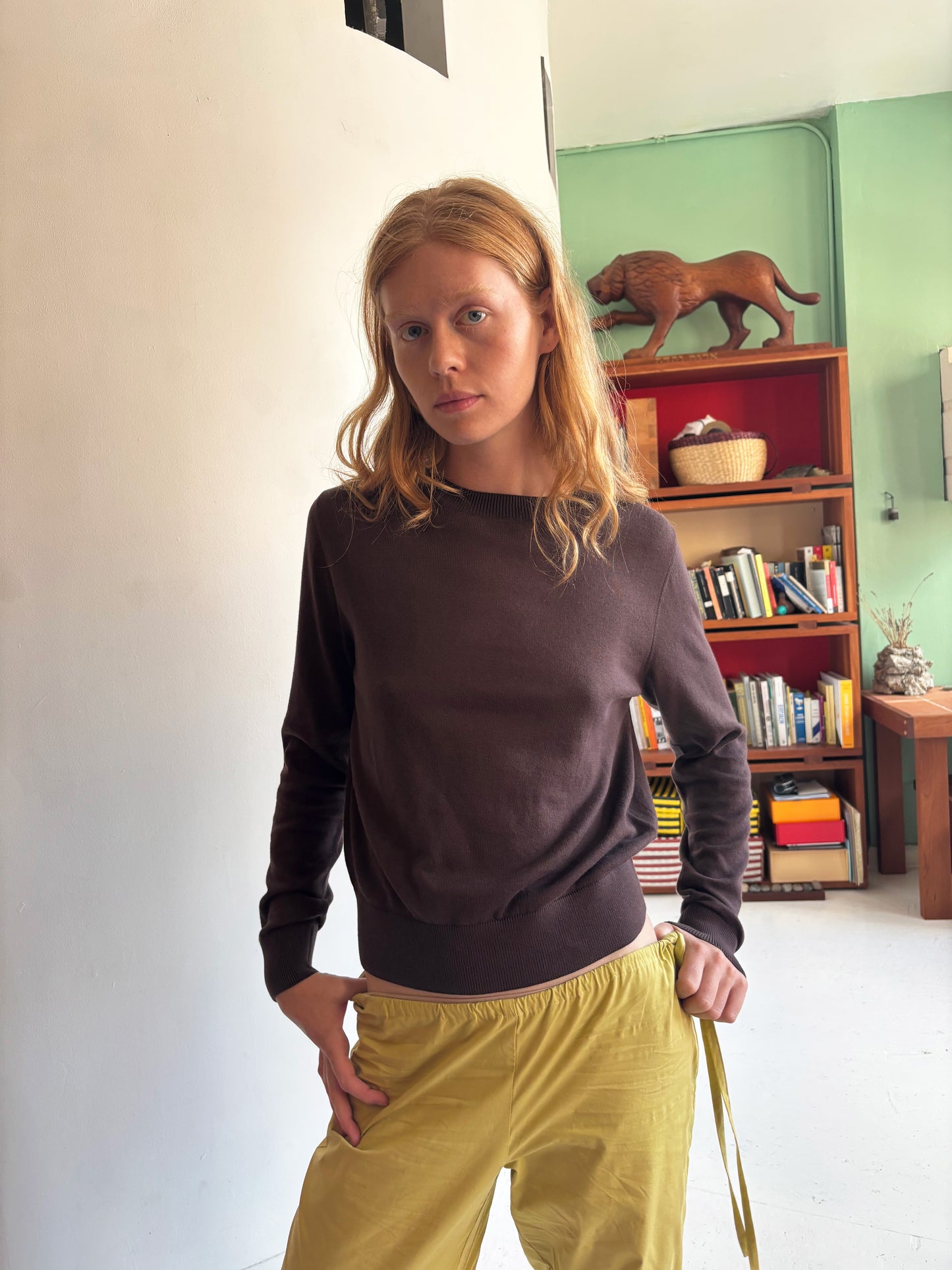 Crew Sweater - Chocolate