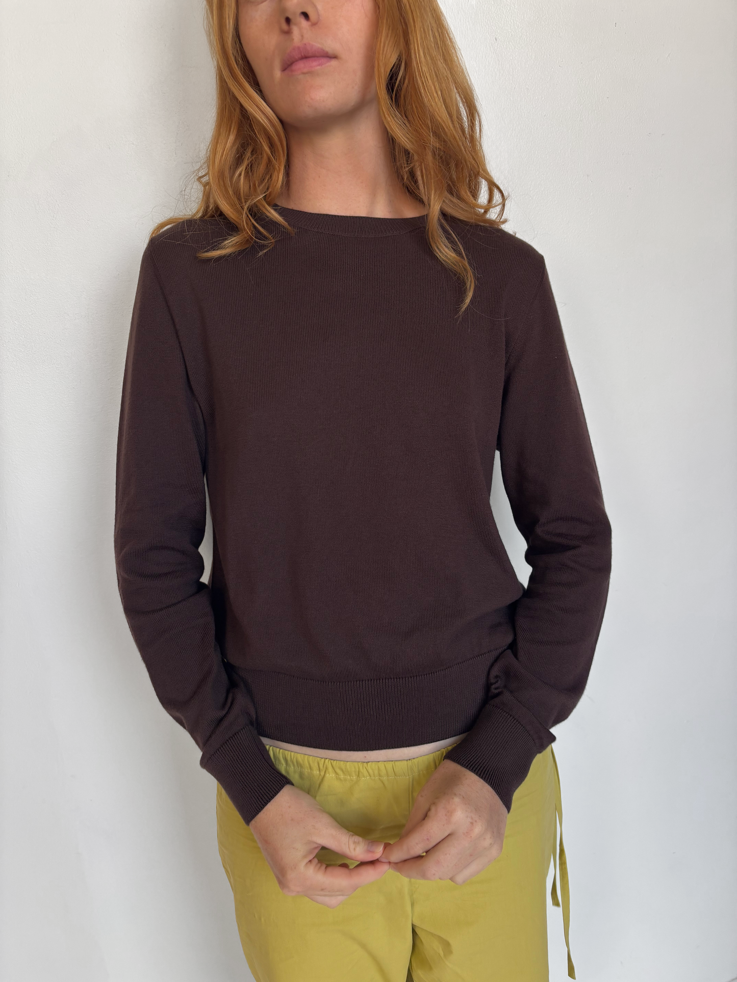 Crew Sweater - Chocolate