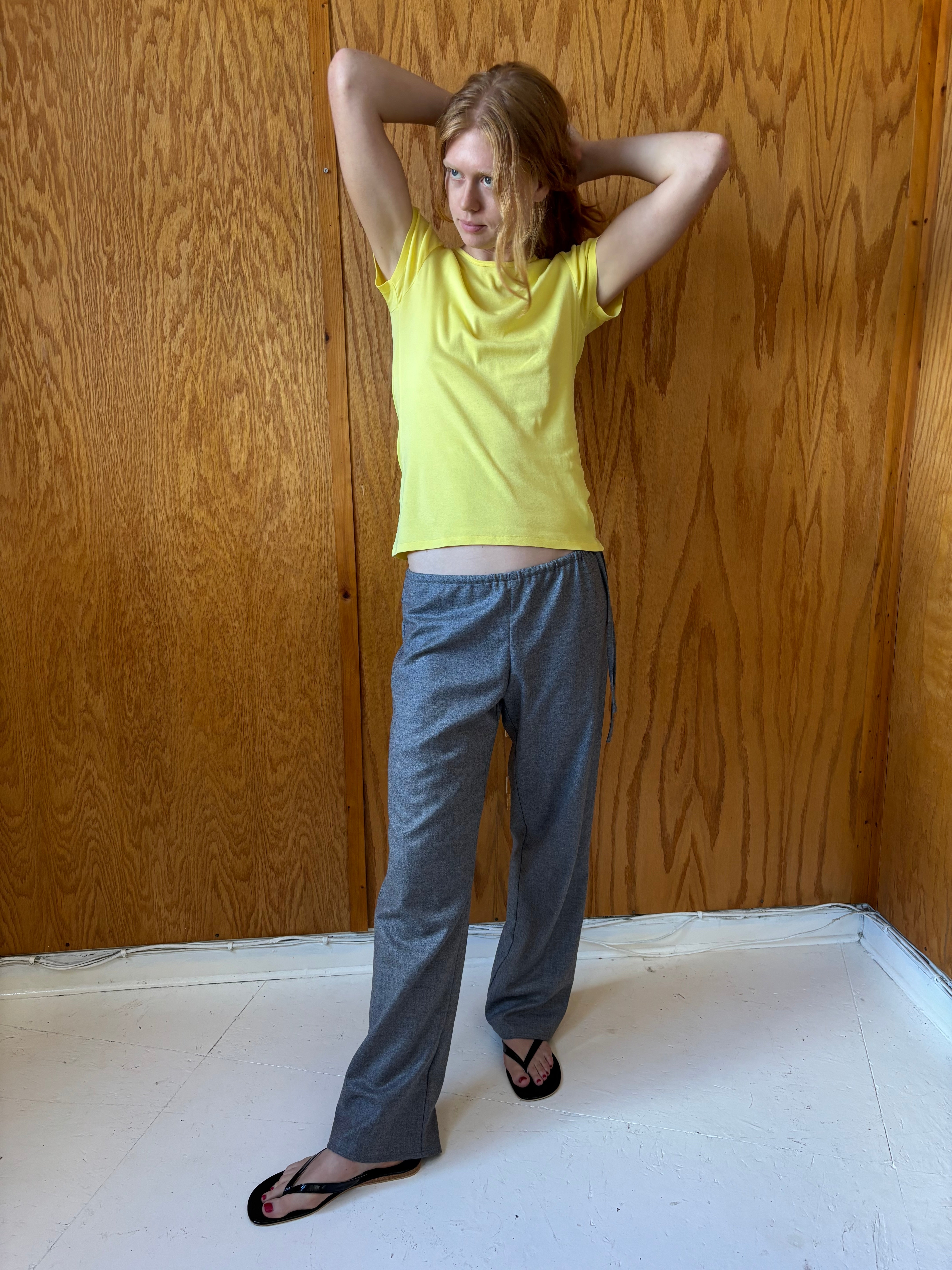 Wool Tie Pants - Grey – Brooke Callahan