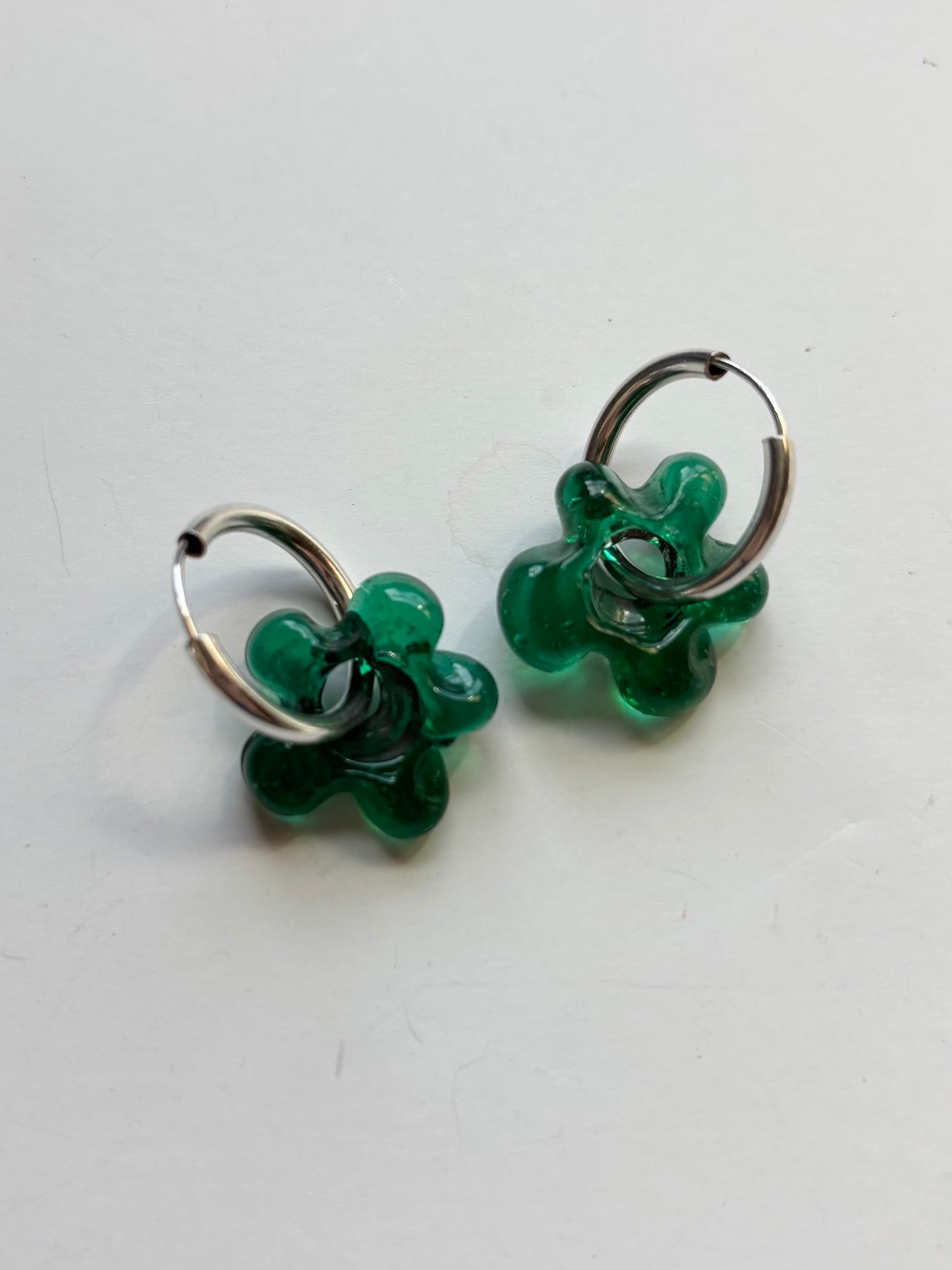 Daisy Earrings - Green