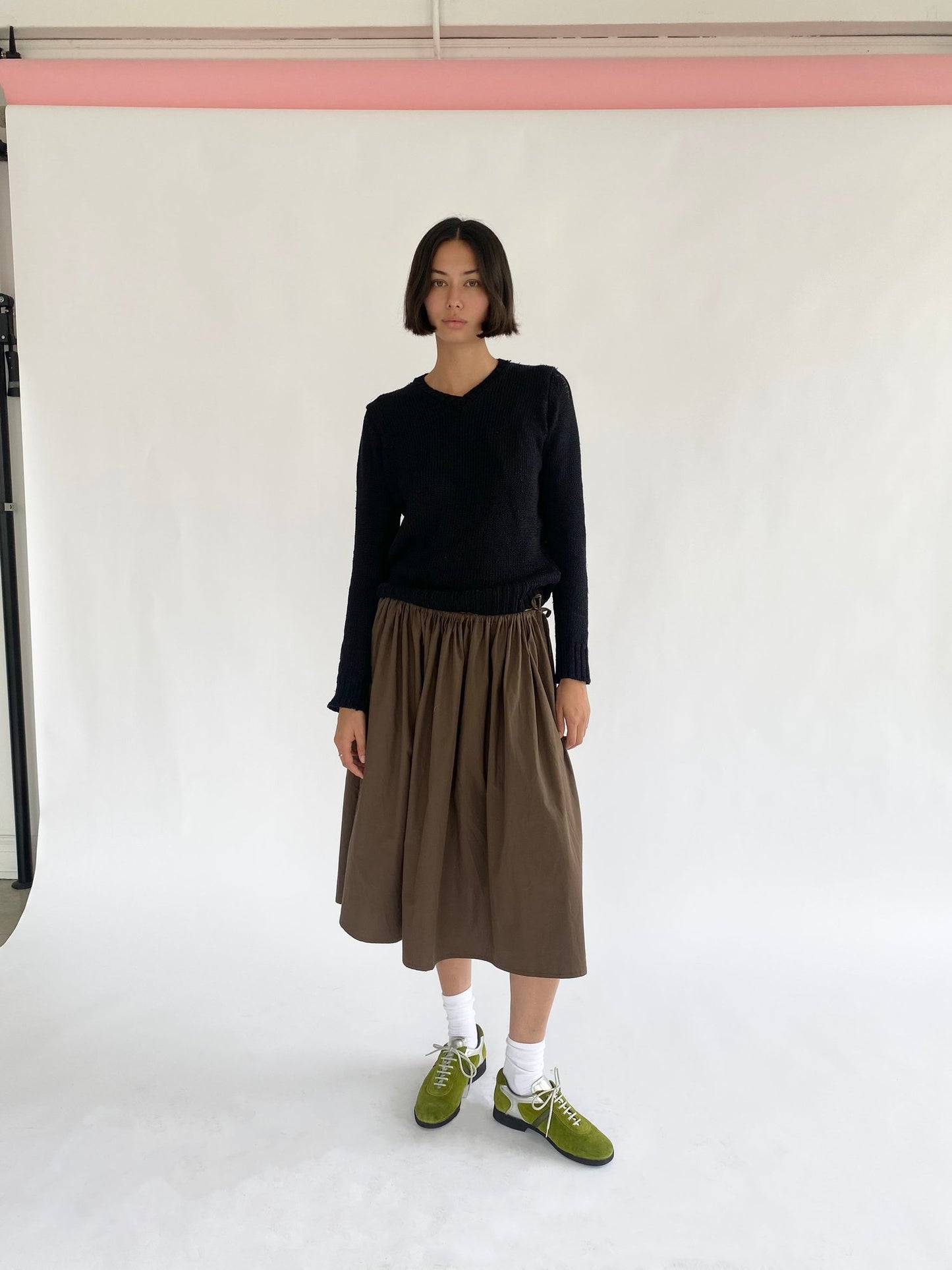 Tie Skirt - Chocolate