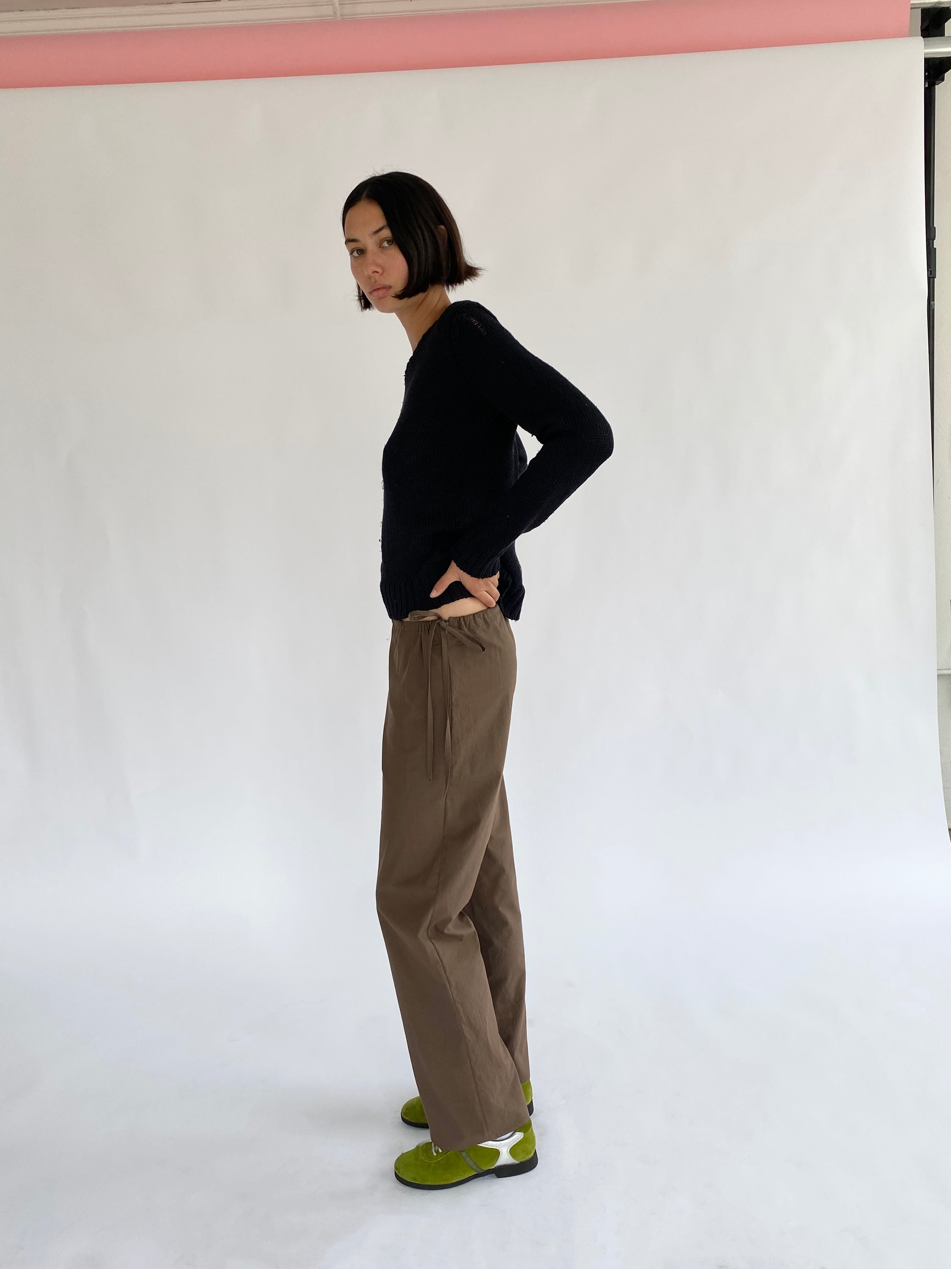 Tie Pants - Chocolate – Brooke Callahan