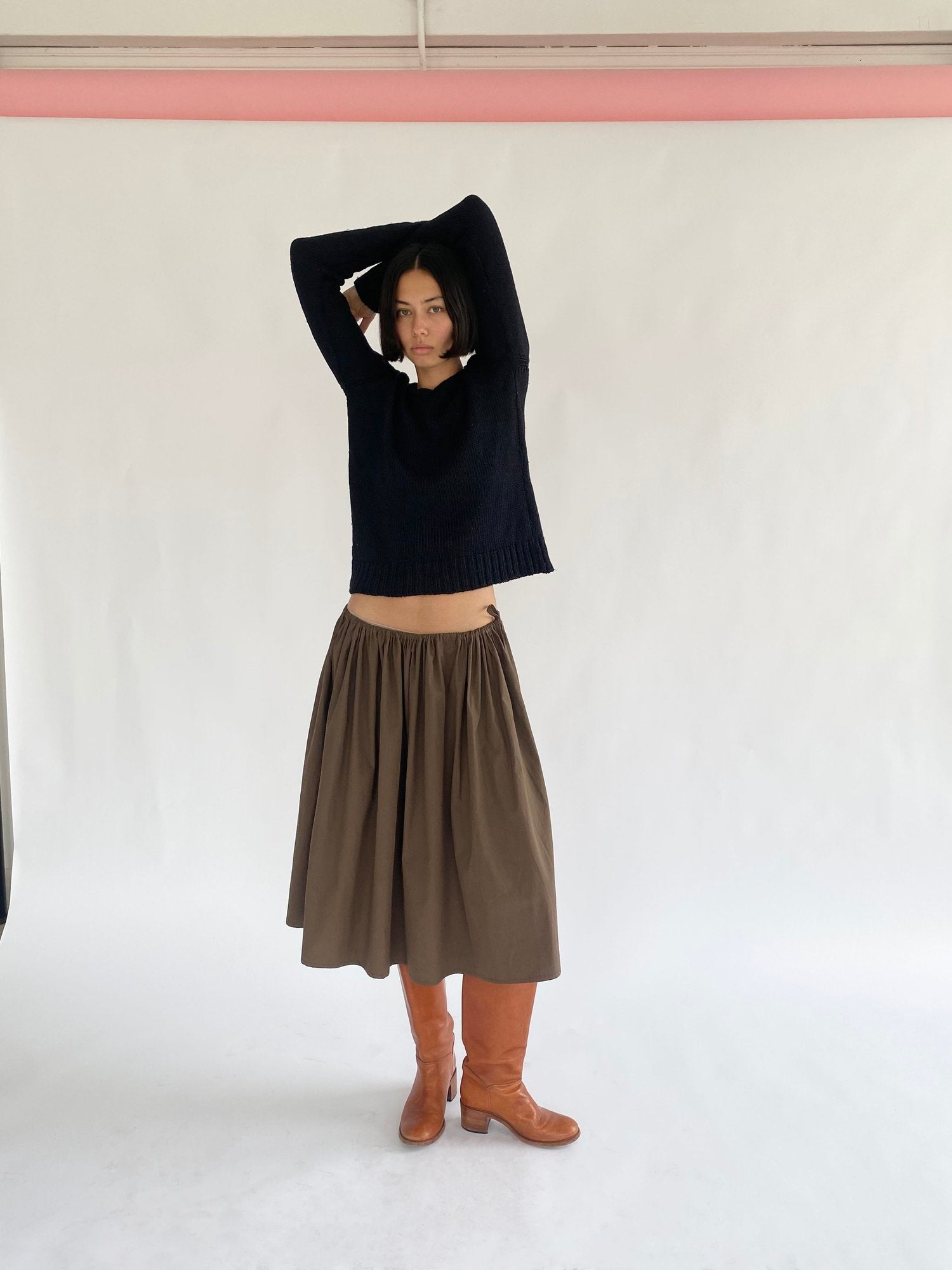 Tie Skirt - Chocolate – Brooke Callahan
