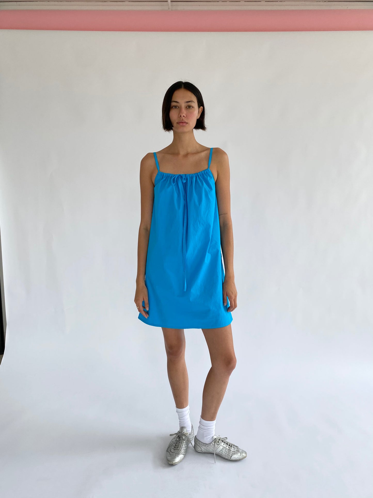 Bow Dress - Turquoise